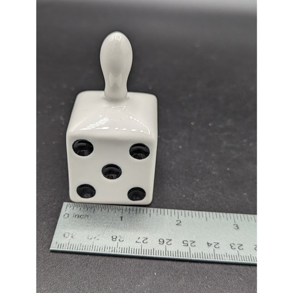 Vintage Small Las Vegas souvenir Ceramic dice bell - Picture 5 of 10